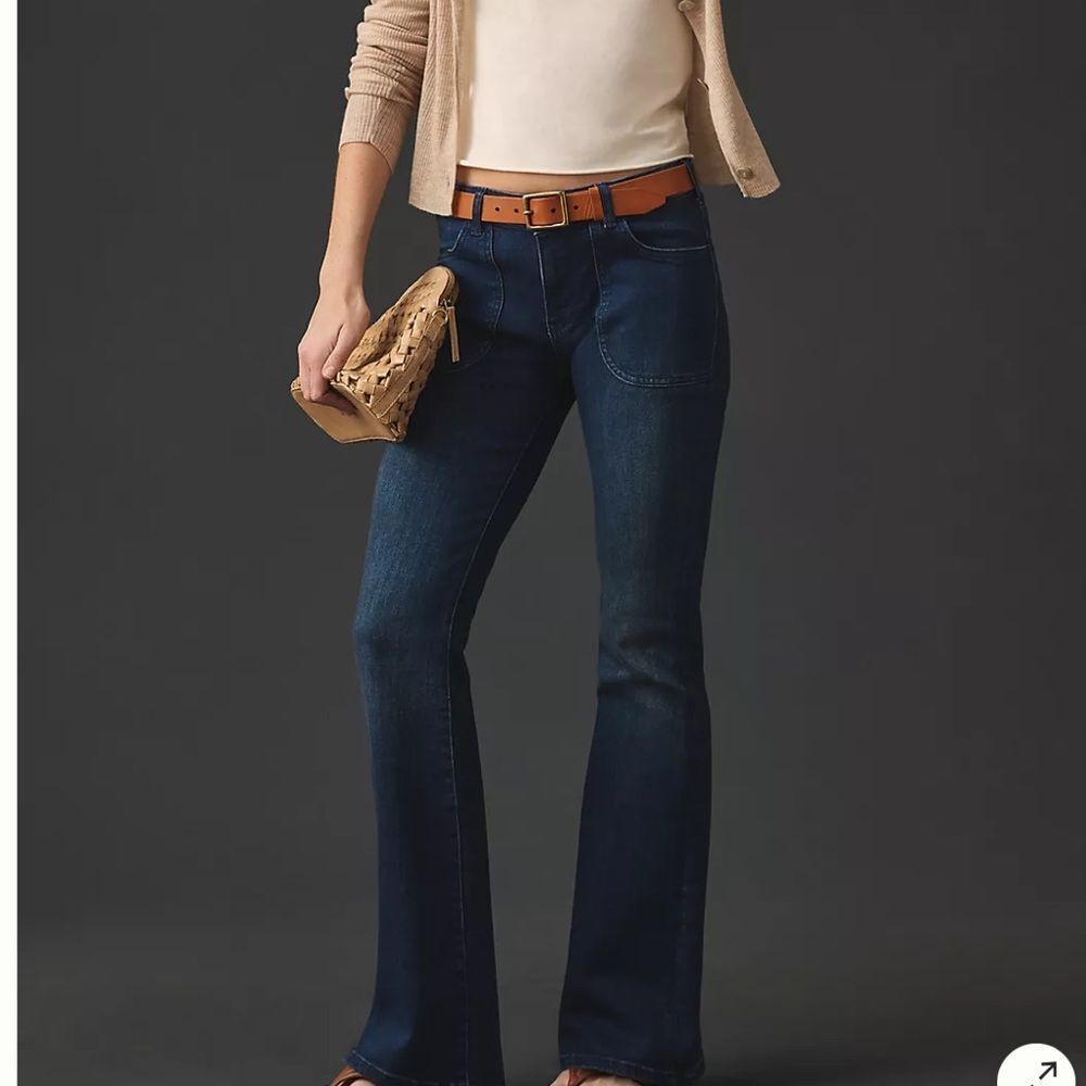 Pilcro The Icon Low-Rise Flare Jeans Anthropologie 28T